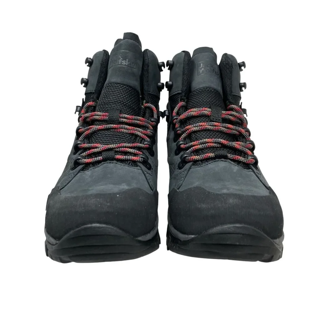 Jack Wolfskin‎ Vibram Hiking Boots Womens 8.5 Black Texapore Waterproof Outdoor